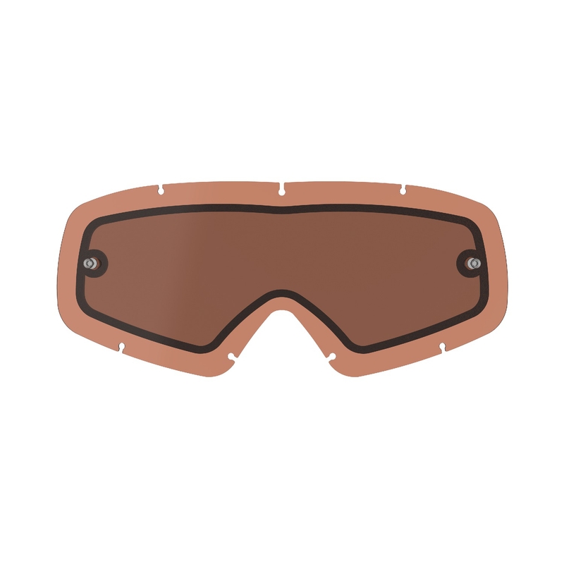 Alpinestars Vision Youth двоен антифог оранжево-кафяв-afterburn