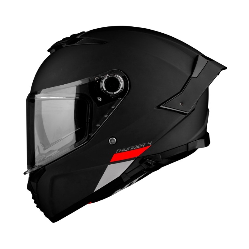 Мотоциклетна каска MT FF118SV Thunder 4 SV, черна матова - II. качество