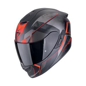 Интегрална мотоциклетна каска Scorpion EXO-1400 EVO II AIR INTENSIO матово черно-червена