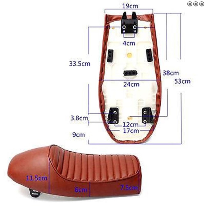 Univerzální sedák na moto R-TECH Cafe Racer Vintage