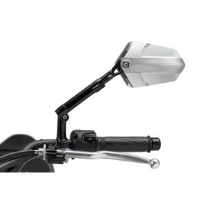 Zpětné zrcátko PUIG Xplorer černá / černá pravé (včetně adaptéru)