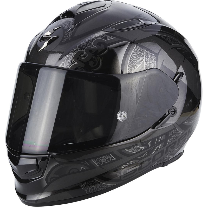 Moto integrální přilba Scorpion EXO-510 Air Arabesc černá výprodej