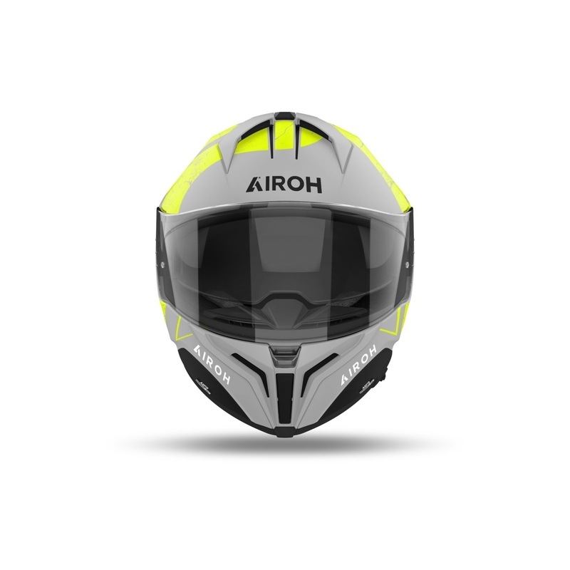 Интегрална мотоциклетна каска Airoh MATRYX Scope матово жълта