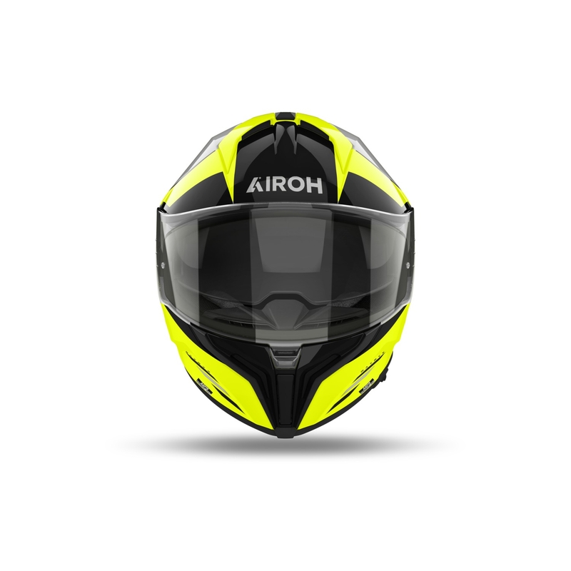 Интегрална мотоциклетна каска Airoh MATRYX Thron жълта