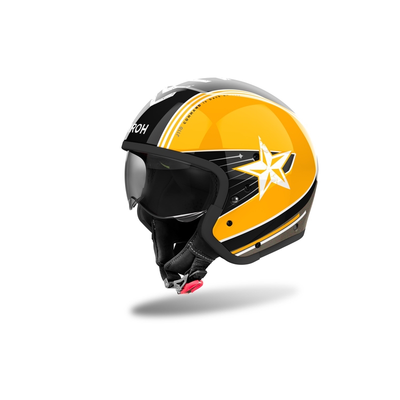 Airoh J110 Command Модулна мотоциклетна каска Gloss Yellow