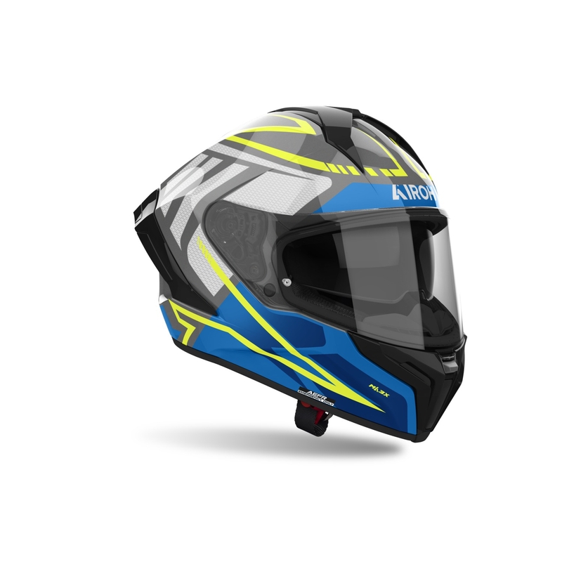 Интегрална мотоциклетна каска Airoh MATRYX Rider гланцово синьо