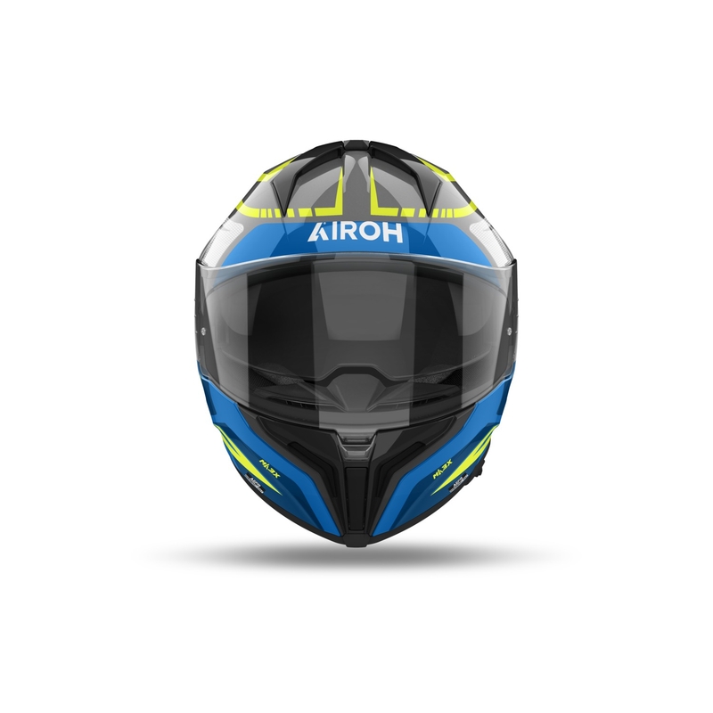 Интегрална мотоциклетна каска Airoh MATRYX Rider гланцово синьо