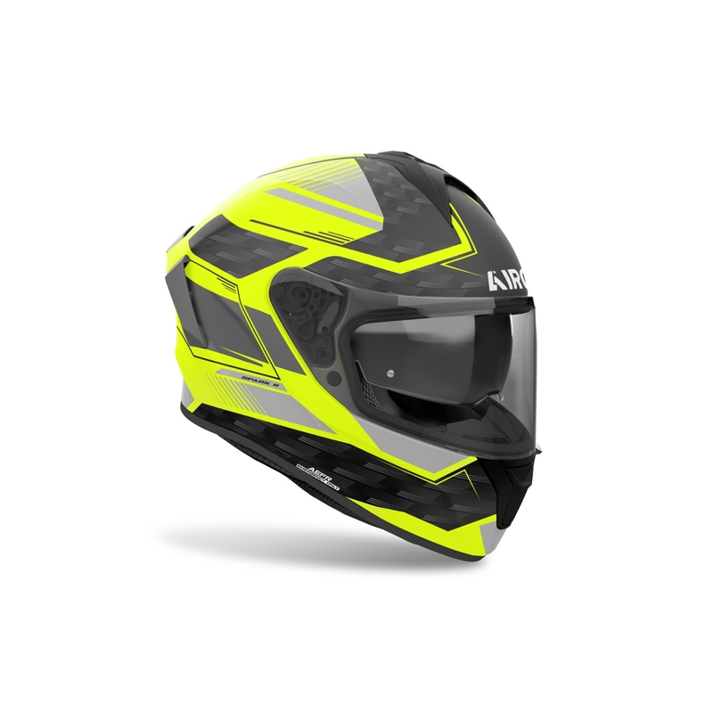 Интегрална мотоциклетна каска Airoh SPARK 2 Zenith матово жълта