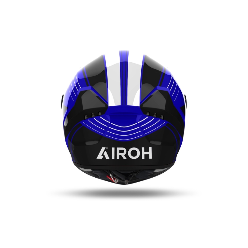 Интегрална мотоциклетна каска Airoh CONNOR Achieve гланцово синьо