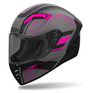 Интегрална мотоциклетна каска Airoh CONNOR Achieve matt pink