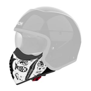 Протектор за брадичка за каски Airoh J110 Paesly гланц бял