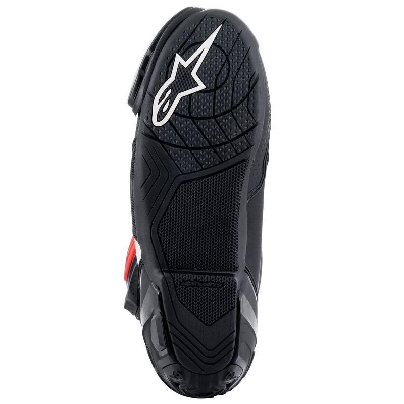 Alpinestars Supertech R Black-White-Fluo Red-Fluo Yellow Мотоциклетни ботуши
