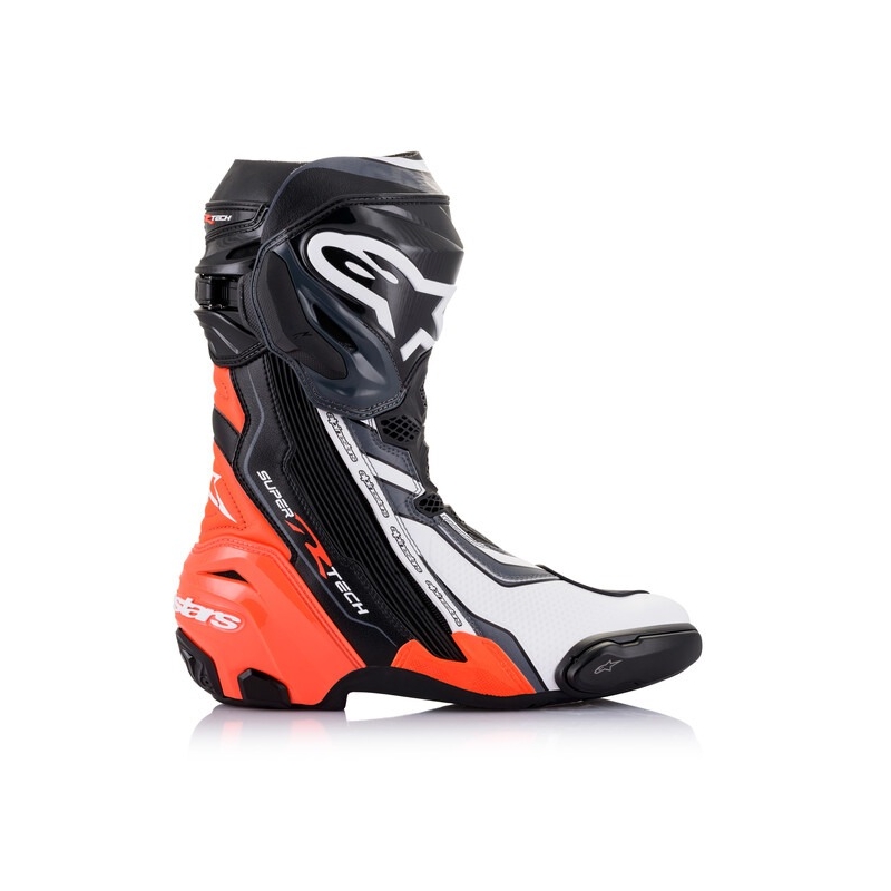 Мотоциклетни ботуши Alpinestars Supertech R black-fluo red-white-grey