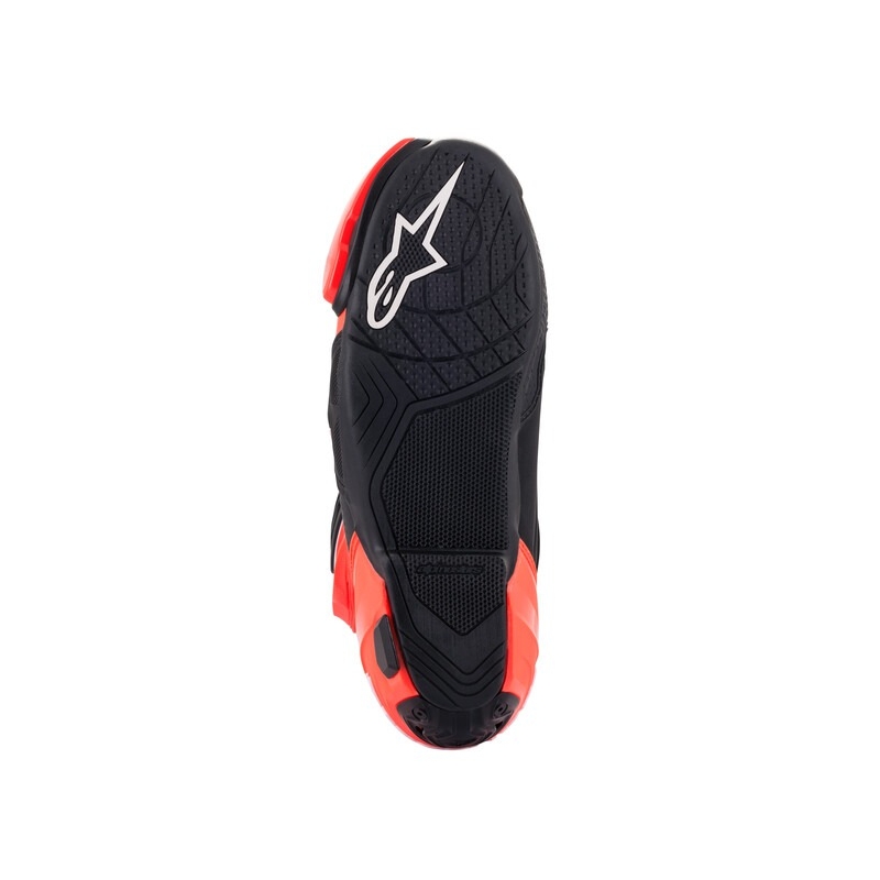 Alpinestars Supertech R Vented Black-White-Fluo Red Мотоциклетни ботуши