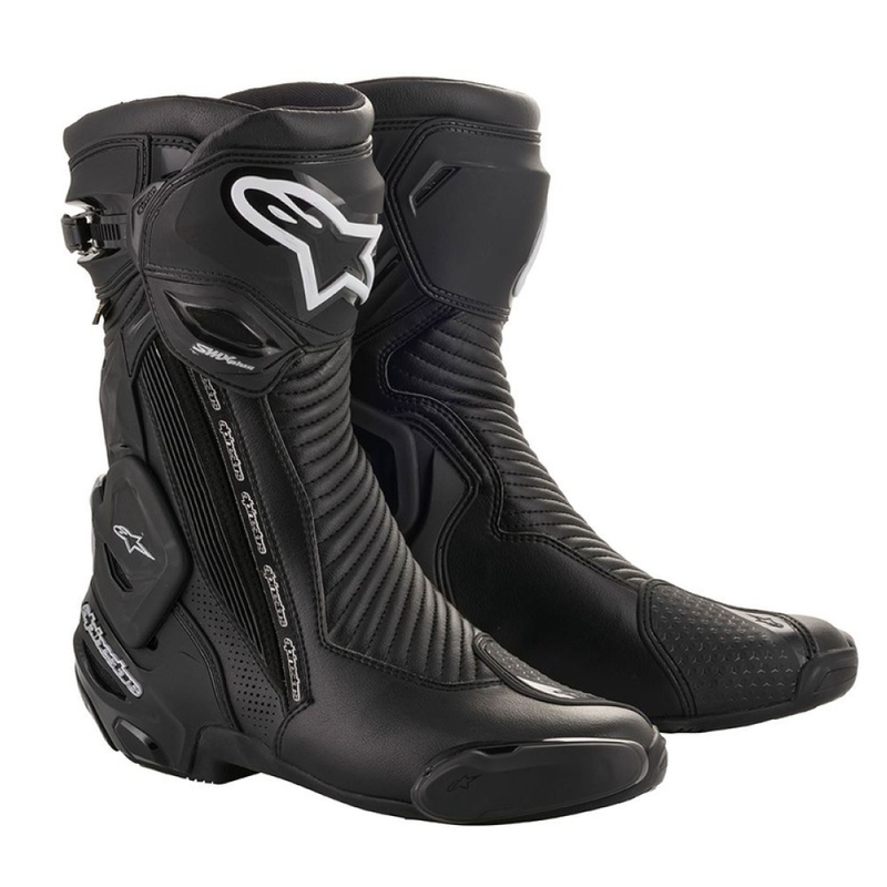 Alpinestars SMX Plus 2 Gore-Tex Black-Silver Мотоциклетни ботуши