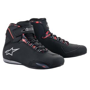 Alpinestars Sektor Водоустойчиви ботуши за мотоциклетизъм Black-Red-Gray-Camo
