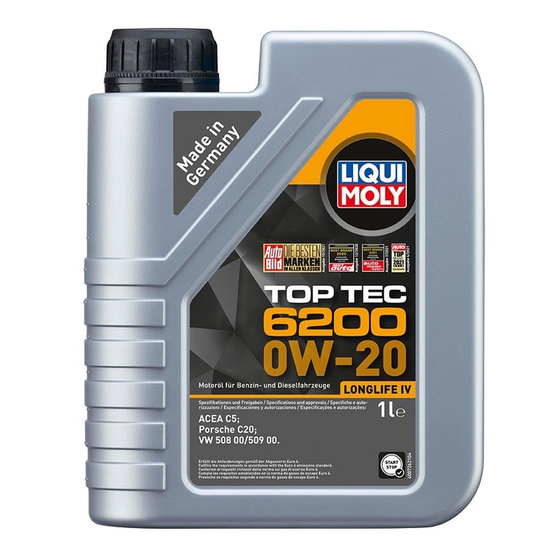 Синтетично моторно масло LIQUI MOLY Top Tec 6200 0W-20 1 л