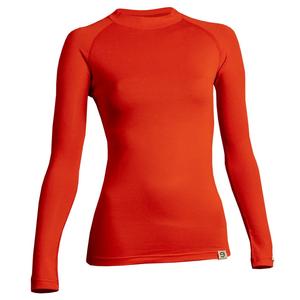 Дамска термо риза nanosilver® Raglan червена - дълъг ръкав