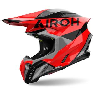 Мотокрос каска Airoh Twist 3 King 2024 червена гланцова