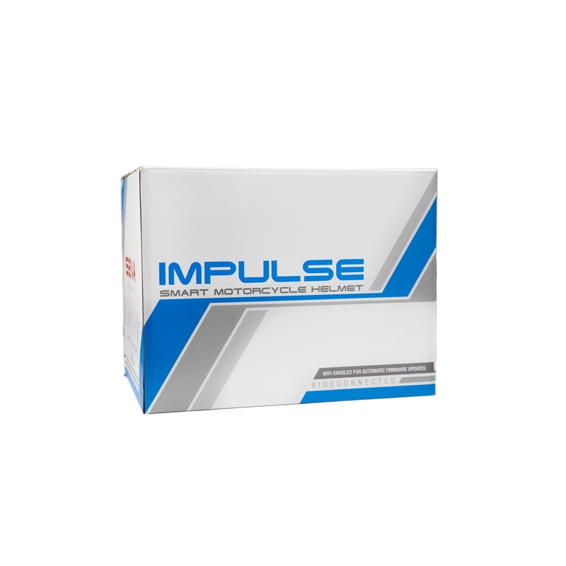 Мотоциклетна каска SENA с Mesh слушалки Impulse бяла гланцова