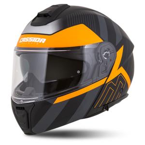 Каска за мотоциклет Cassida Modulo 2.1 Profile flip-up matt black-grey-orange