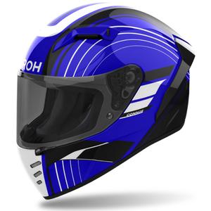 Интегрална мотоциклетна каска Airoh CONNOR Achieve гланцово синьо