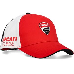 Шапка с капси Ducati червено-бяло-черна