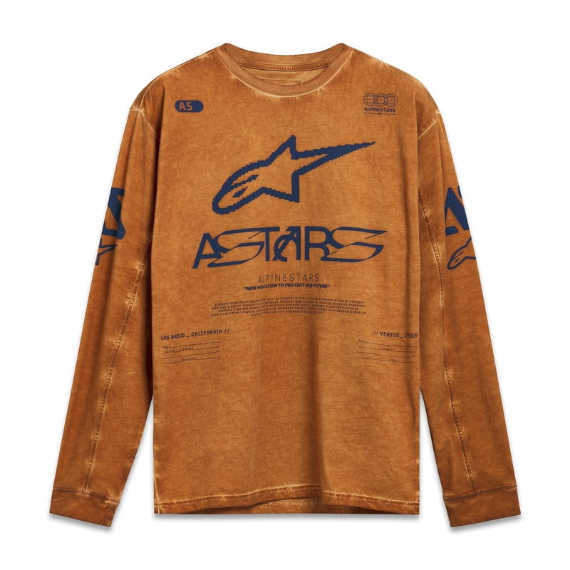 Alpinestars Nook плетена тениска с дълъг ръкав Red