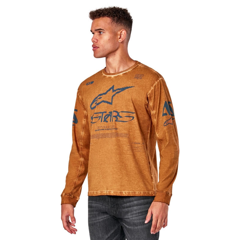 Alpinestars Nook плетена тениска с дълъг ръкав Red