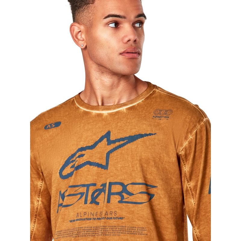 Alpinestars Nook плетена тениска с дълъг ръкав Red