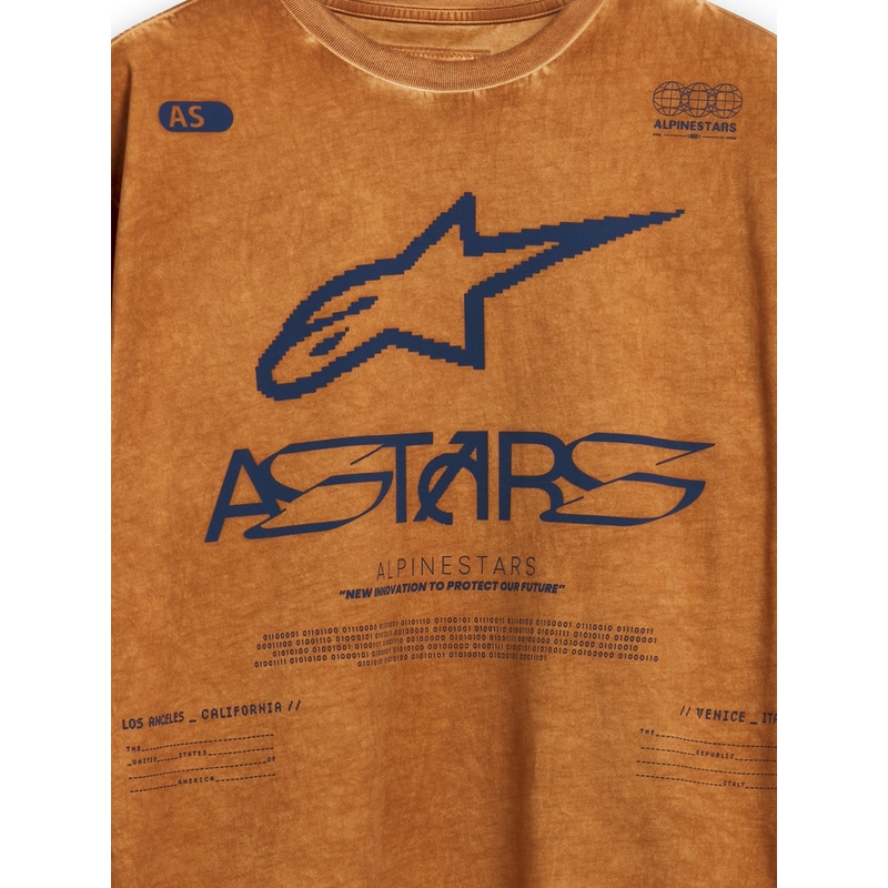 Alpinestars Nook плетена тениска с дълъг ръкав Red