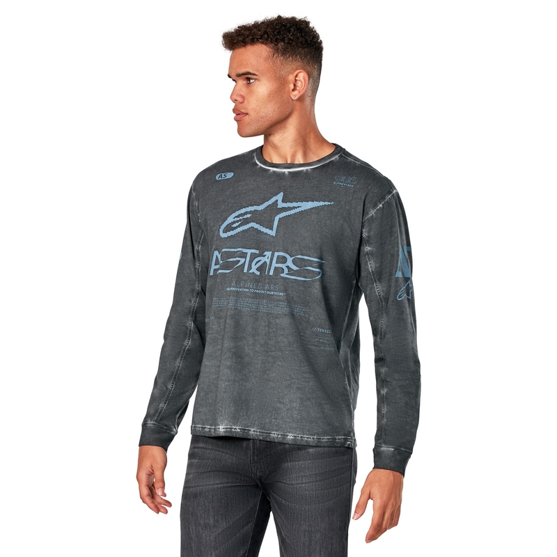 Alpinestars Nook плетена тениска с дълъг ръкав Dark Grey