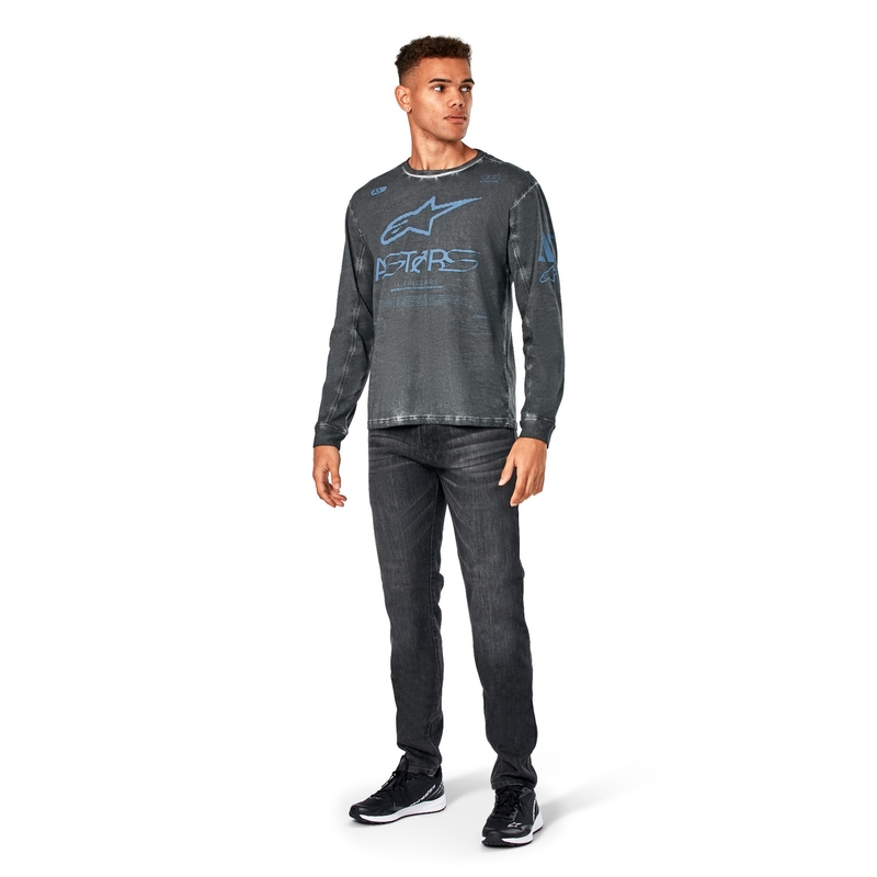 Alpinestars Nook плетена тениска с дълъг ръкав Dark Grey
