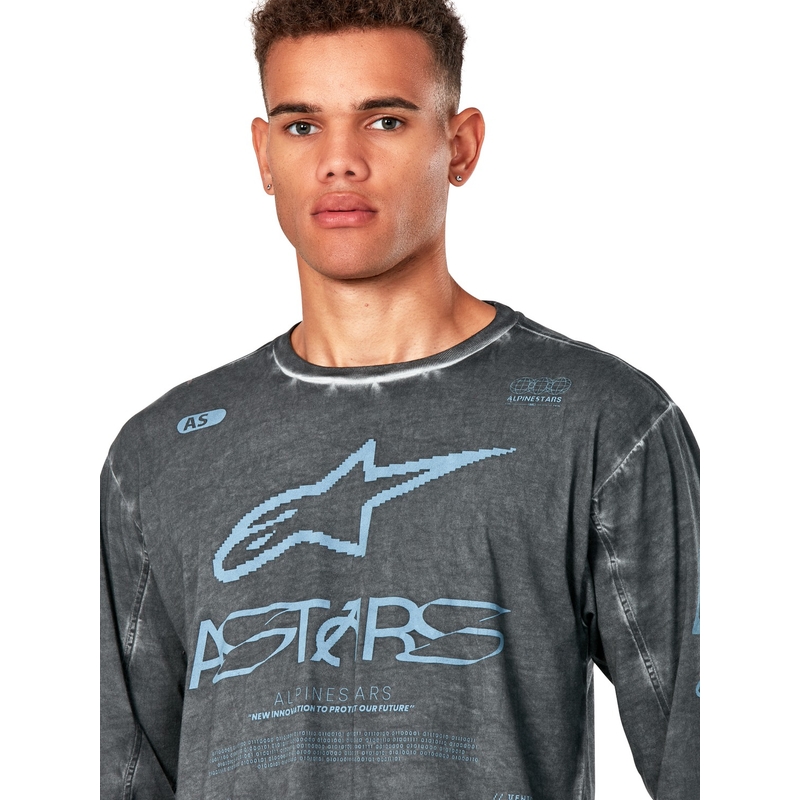 Alpinestars Nook плетена тениска с дълъг ръкав Dark Grey