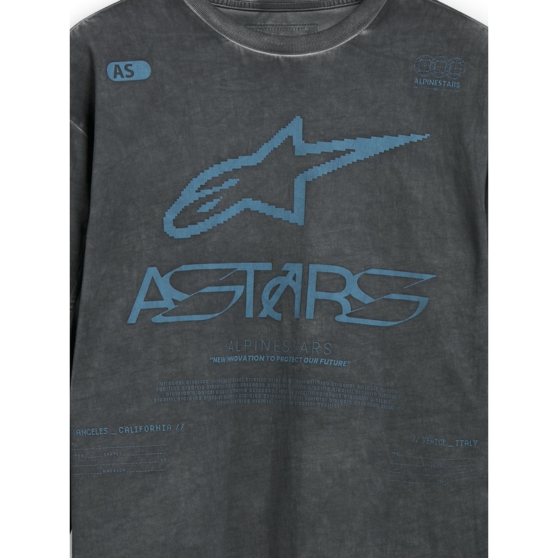 Alpinestars Nook плетена тениска с дълъг ръкав Dark Grey