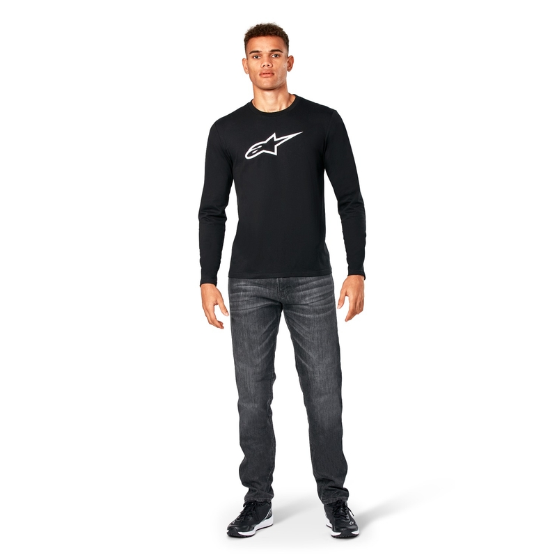 Alpinestars Backhand CSF тениска с дълъг ръкав черна