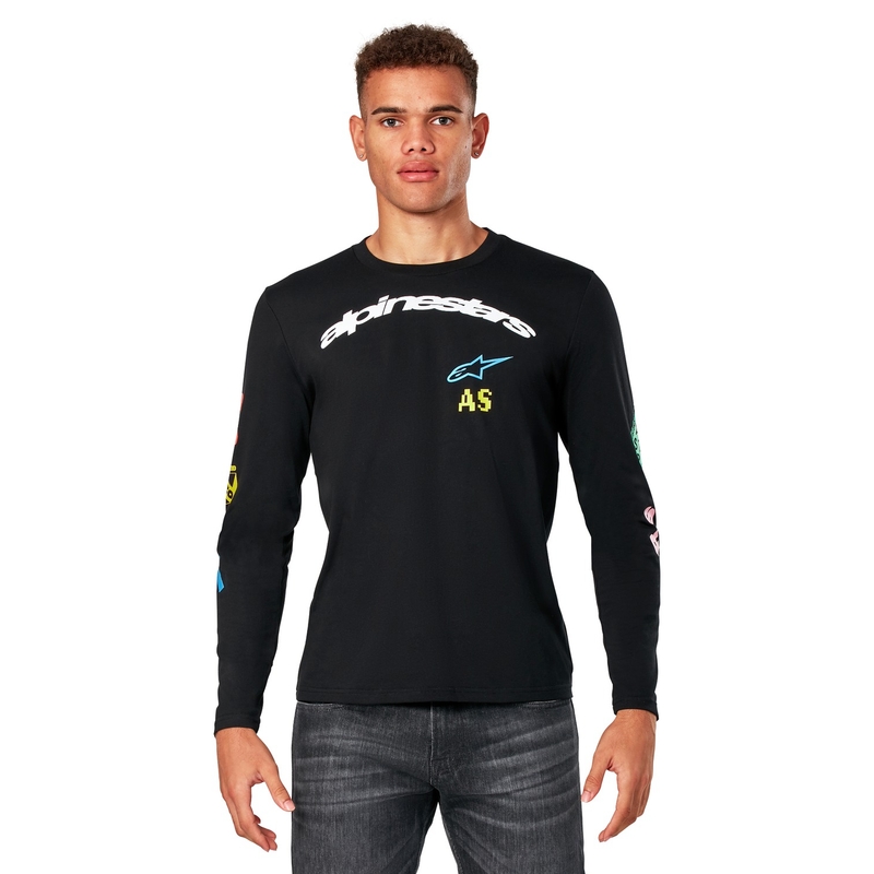 Alpinestars Brundo CSF тениска с дълъг ръкав черна