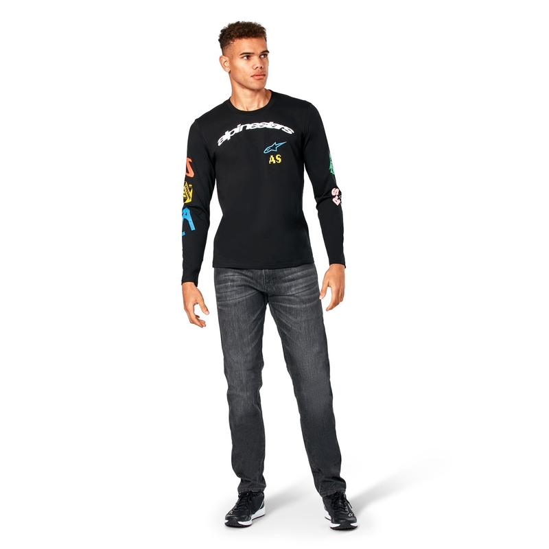 Alpinestars Brundo CSF тениска с дълъг ръкав черна