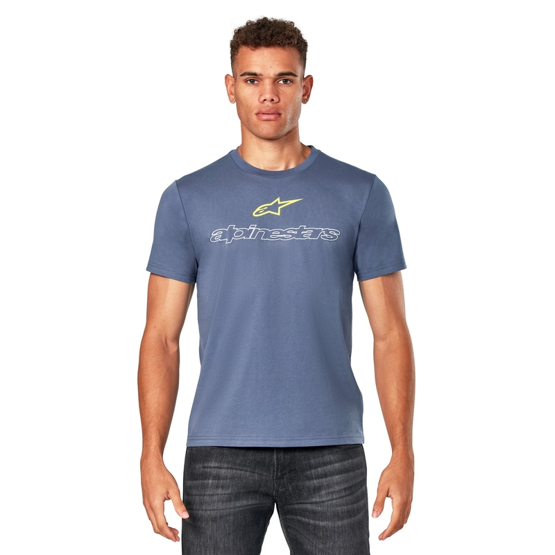 Tričko Alpinestars Linear Trace CSF modré