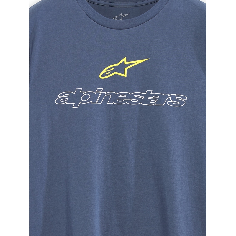 Tričko Alpinestars Linear Trace CSF modré