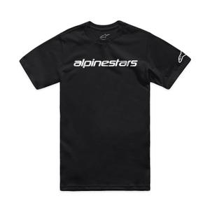 Тениска Alpinestars Linear Wordmark 2.0 CSF черно-бяла