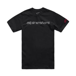 Тениска Alpinestars Linear Wordmark 2.0 CSF black-grey-red