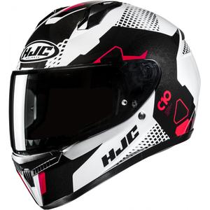 Интегрална мотоциклетна каска HJC C10 Aspa MC1 бяло-черно-червена