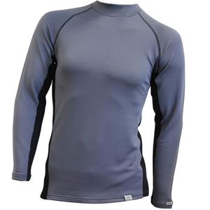 Мъжка термо тениска nanosilver® Merino Stone сиво-черна