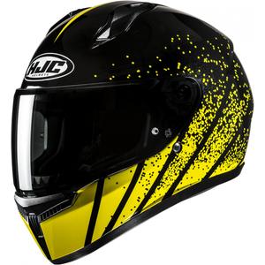 Интегрална мотоциклетна каска HJC C10 Haven MC3 черно-жълта