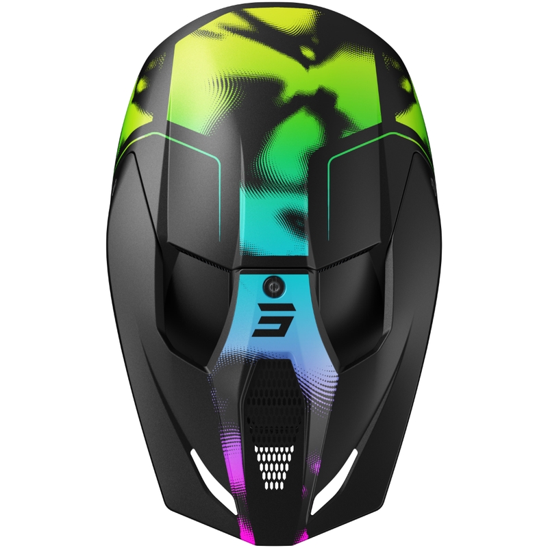 Мотокрос каска Shot Race Nitro матово черна