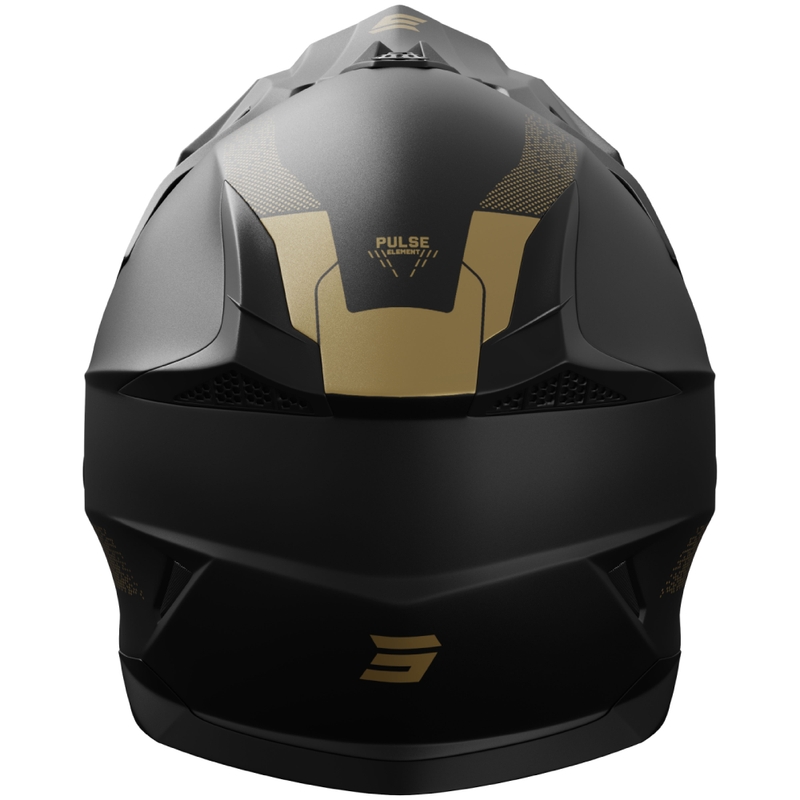 Мотокрос каска Shot Pulse Element матово злато