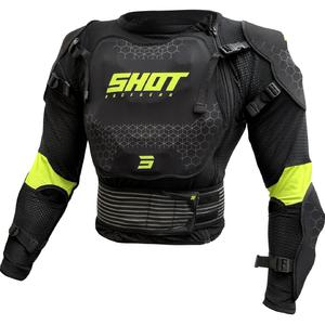 Протектор за тяло Shot Optimal 2.0 черен-жълт