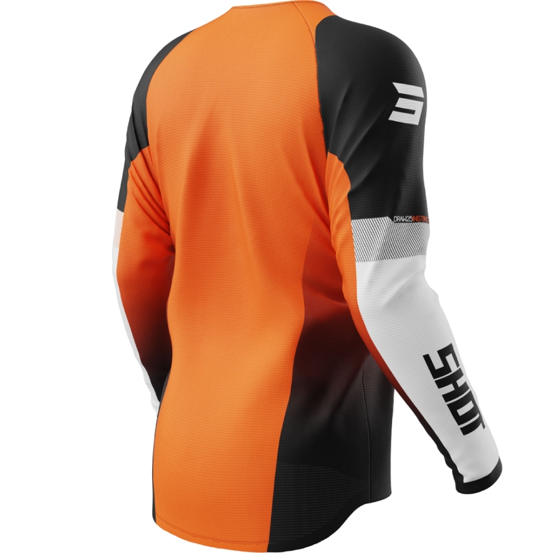 Тениска за мотокрос Shot Draw Instinct orange