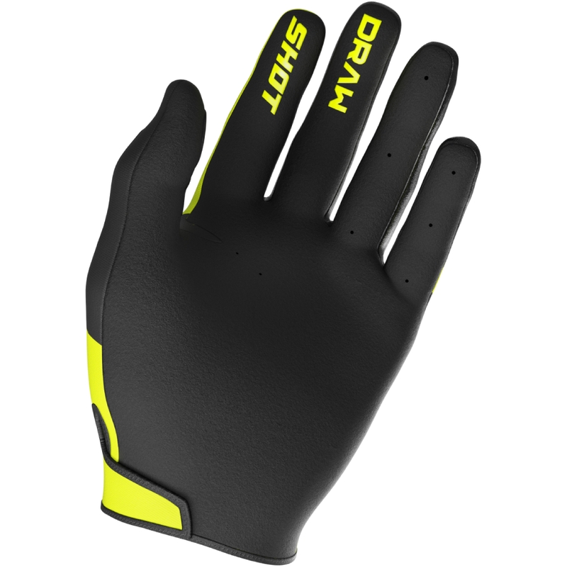 Ръкавици за мотокрос Shot Draw Sky fluo yellow